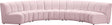 Infinity Modular 5 Piece Sectional In Pink - 638Pink-5Pc | Meridian