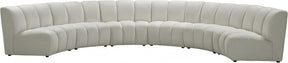 Infinity Modular 6 Piece Sectional In Cream - 638Cream-6Pc | Meridian