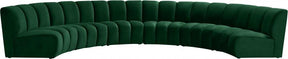 Infinity Modular 6 Piece Sectional In Green - 638Green-6Pc | Meridian