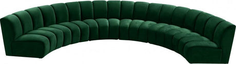 Infinity Modular 6 Piece Sectional In Green - 638Green-6Pc | Meridian