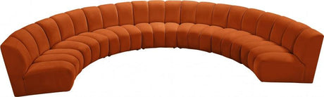 Infinity Modular 7 Piece Sectional In Cognac - 638Cognac-7Pc | Meridian