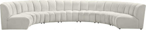 Infinity Modular 7 Piece Sectional In Cream - 638Cream-7Pc | Meridian
