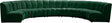 Infinity Modular 7 Piece Sectional In Green - 638Green-7Pc | Meridian