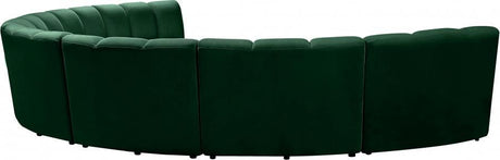 Infinity Modular 7 Piece Sectional In Green - 638Green-7Pc | Meridian