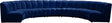 Infinity Modular 7 Piece Sectional In Navy - 638Navy-7Pc | Meridian