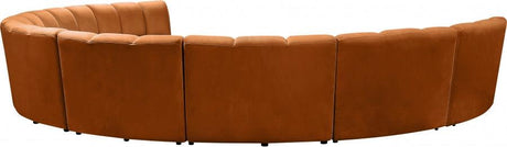 Infinity Modular 8 Piece Sectional In Cognac - 638Cognac-8Pc | Meridian