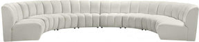 Infinity Modular 8 Piece Sectional In Cream - 638Cream-8Pc | Meridian