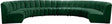 Infinity Modular 8 Piece Sectional In Green - 638Green-8Pc | Meridian