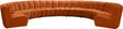 Infinity Modular 9 Piece Sectional In Cognac - 638Cognac-9Pc | Meridian