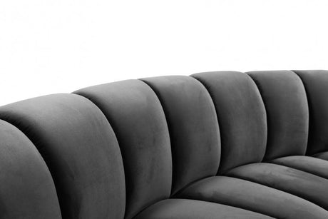 Infinity Modular 9 Piece Sectional In Grey - 638Grey-9Pc | Meridian