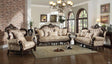Jade Traditional Sofa and Loveseat in Cherry Wood Finish by Cosmos Furniture Cosmos Furniture