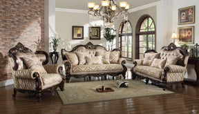 Jade Traditional Living Room Set In Cherry Wood Finish | Cosmos