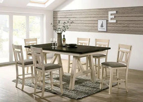 Jamestown 7-Piece Rectangular Counter Height Dining Set by Furniture of America