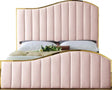 Jolie Velvet Platform Bed by Meridian Furniture Meridian Furniture