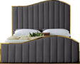Jolie Velvet Platform Bed | Meridian