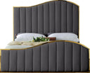 Jolie Velvet Platform Bed | Meridian