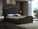 Jolie Velvet Platform Bed | Meridian