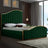 Jolie Velvet Platform Bed | Meridian