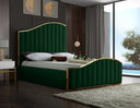 Jolie Velvet Platform Bed | Meridian