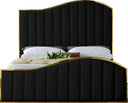 Jolie Velvet Platform Bed | Meridian