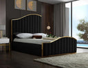 Jolie Velvet Platform Bed | Meridian