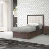 Esf Furniture - Dupen Spain Regina Storage Twin Size Bed With Frame In Wenge - Reginabedts