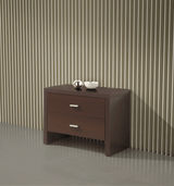 Esf Furniture - Regina 2 Piece Storage Full Size Bedroom Set In Wenge - Reginabedfs-2Set