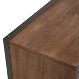 Aico Furniture - Brooklyn Walk Nightstand In Burnt Umber - Ki-Brkw040-408