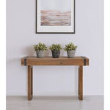 Aico Furniture - Brooklyn Walk Console Table In Burnt Umber - Ki-Brkw223-408