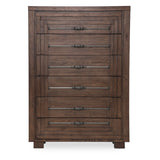 Aico Furniture - Carrollton 6 Drawer Chest In Rustic Ranch - Ki-Crln070-407N