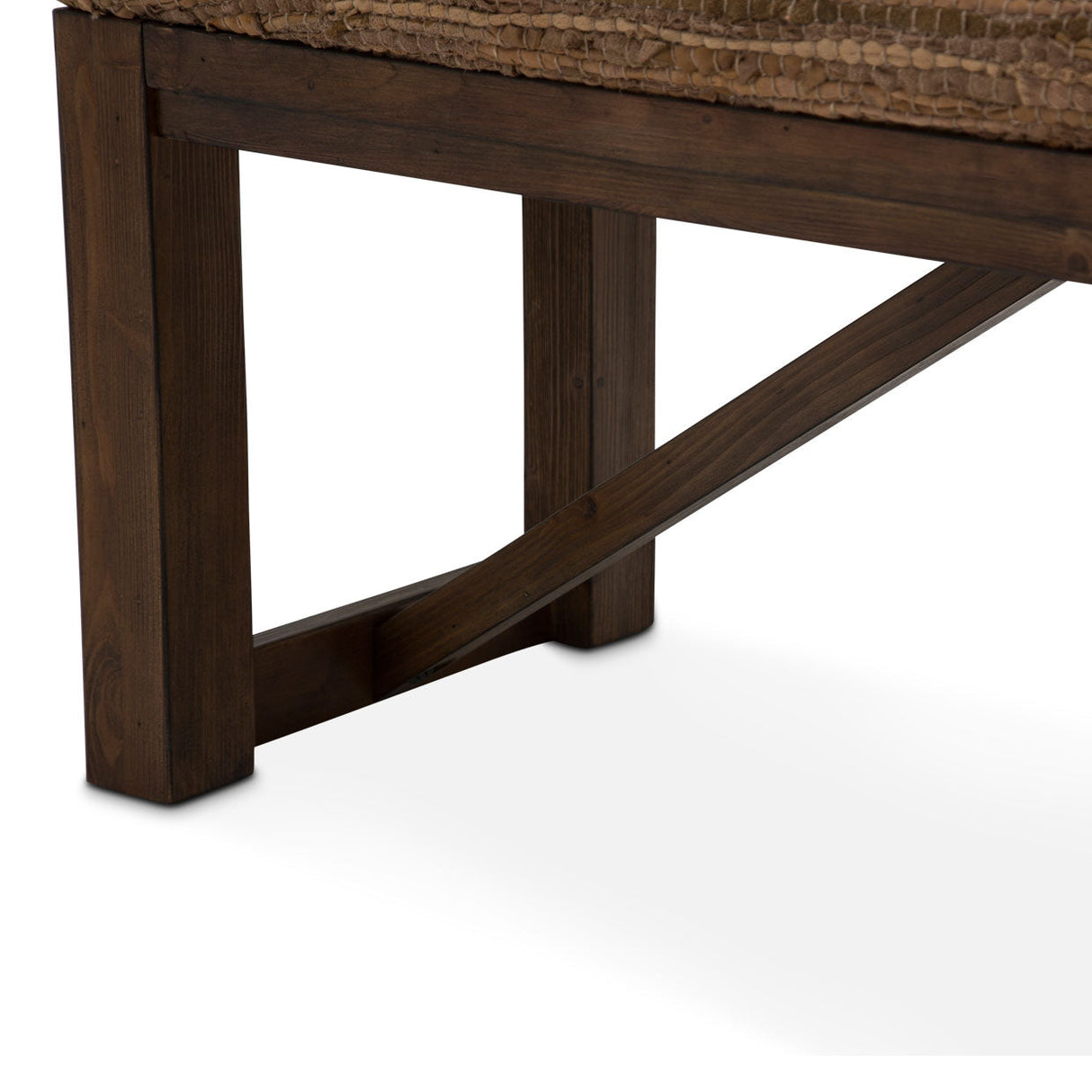 Aico Furniture - Carrollton Bench In Rustic Ranch - Ki-Crln904-407N