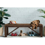 Aico Furniture - Carrollton Bench In Rustic Ranch - Ki-Crln904-407N