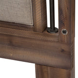 Aico Furniture - Crossings Eastern King Panel W- Drawers Bed In Reclaimed Barn - Ki-Crsg00Ekdw-217