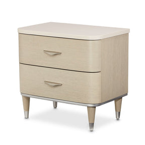 Michael Amini Eclipse Nightstand Moonlight - Home Elegance USA