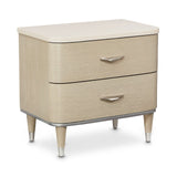 Michael Amini Eclipse Nightstand Moonlight - Home Elegance USA