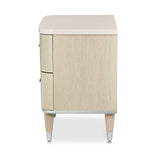 Michael Amini Eclipse Nightstand Moonlight - Home Elegance USA