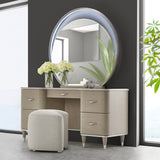 Michael Amini Eclipse Vanity/Writing Desk Moonlight - Home Elegance USA