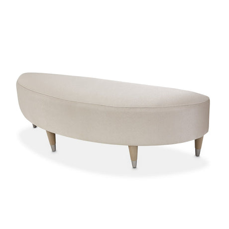 Michael Amini Eclipse Bed Bench Moonlight - Home Elegance USA