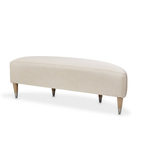 Michael Amini Eclipse Bed Bench Moonlight - Home Elegance USA