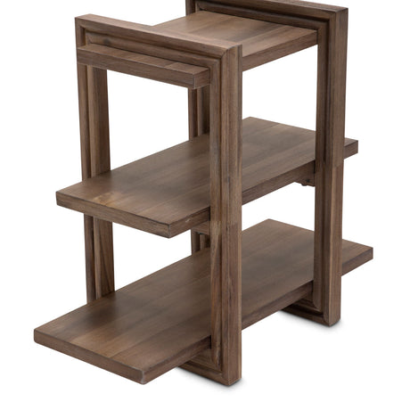 Aico Furniture - Hudson Ferry Chair Side Table In Driftwood - Ki-Hudf222-216