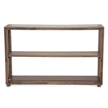 Aico Furniture - Hudson Ferry Console Table In Driftwood - Ki-Hudf223-216