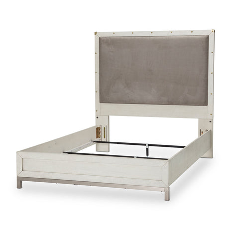 Aico Furniture - Menlo Station Queen Panel Bed In Eucalyptus - Ki-Menp000Qn-123