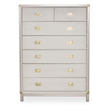 Aico Furniture - Menlo Station 7 Drawer Chest In Eucalyptus - Ki-Menp070-123