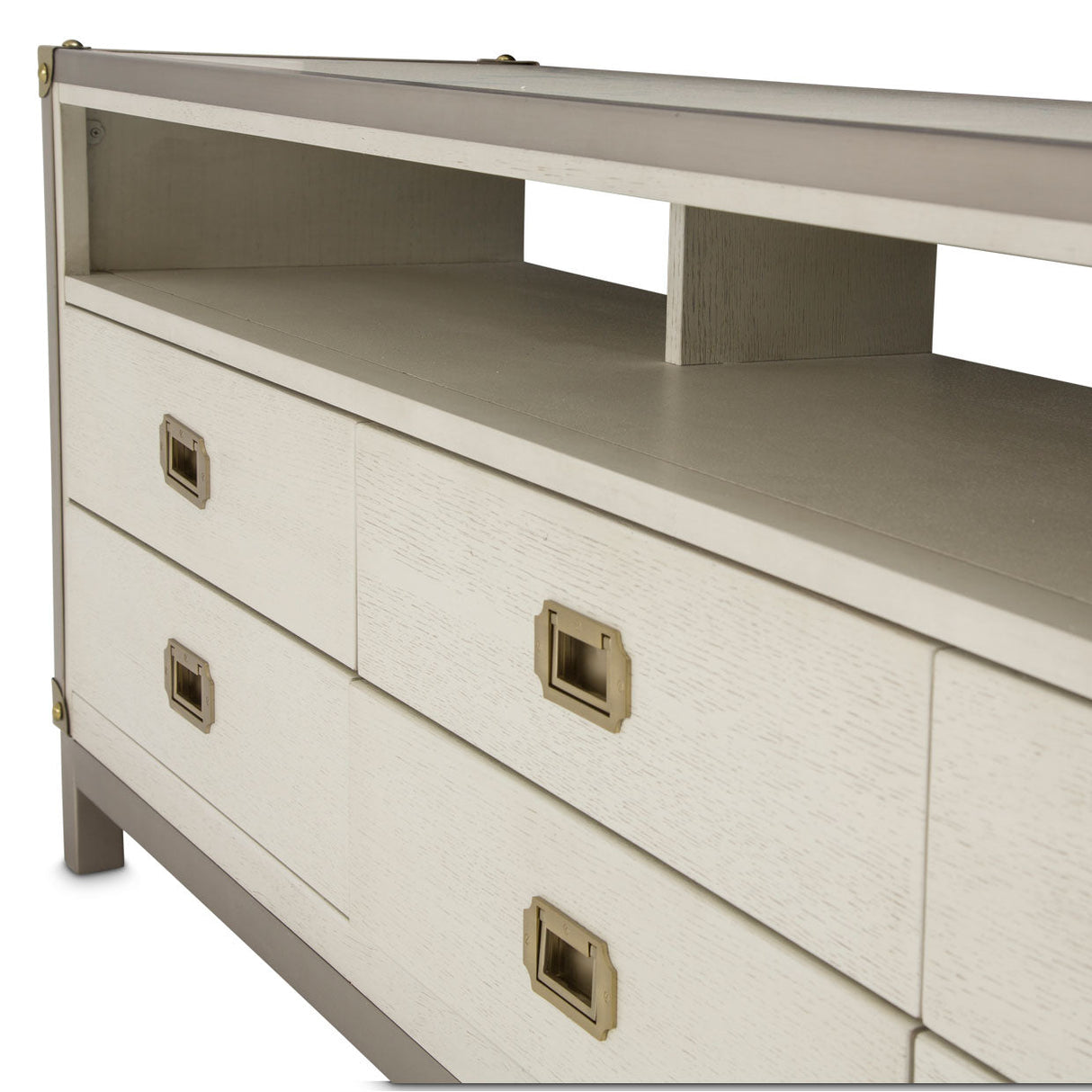 Aico Furniture - Menlo Station Tv Console In Eucalyptus - Ki-Menp081-123