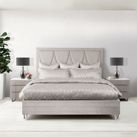 Michael Amini Marin Panel Bed - Home Elegance USA