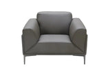 King Contemporary Sofa and Loveseat in Gray by J&M Furniture J&M Furniture