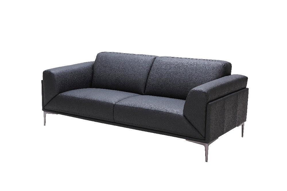 Knight Contemporary Sofa and Loveseat in Black by J&M Furniture J&M Furniture
