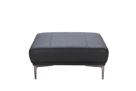Knight Contemporary Sofa And Loveseat In Black | J&M
