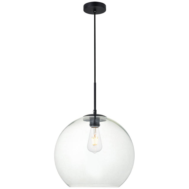 Baxter 1 - Light 13.8 - Inch Pendant | Elegant Lighting | Home Elegance USA