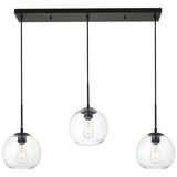 Baxter 3 - Light 36 - Inch Pendant | Elegant Lighting | Home Elegance USA